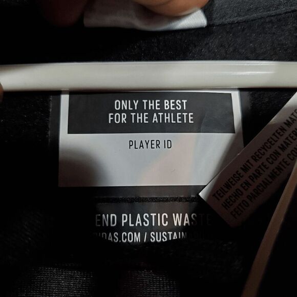 All-American Team Hoodie Mens XL Black Adidas College Soccer Sports Drawstring - Picture 4 of 11